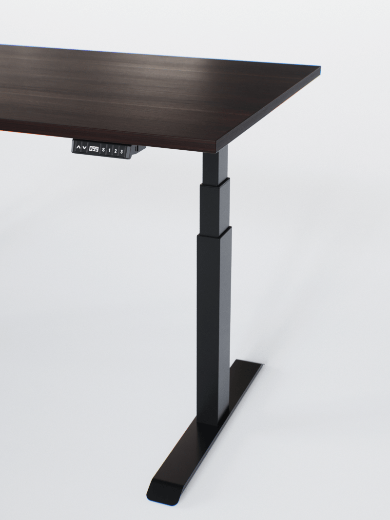 Bureau Assis Debout Électrique - Ports USB A & C | ADVANCED GO - Plateau ESSENTIAL