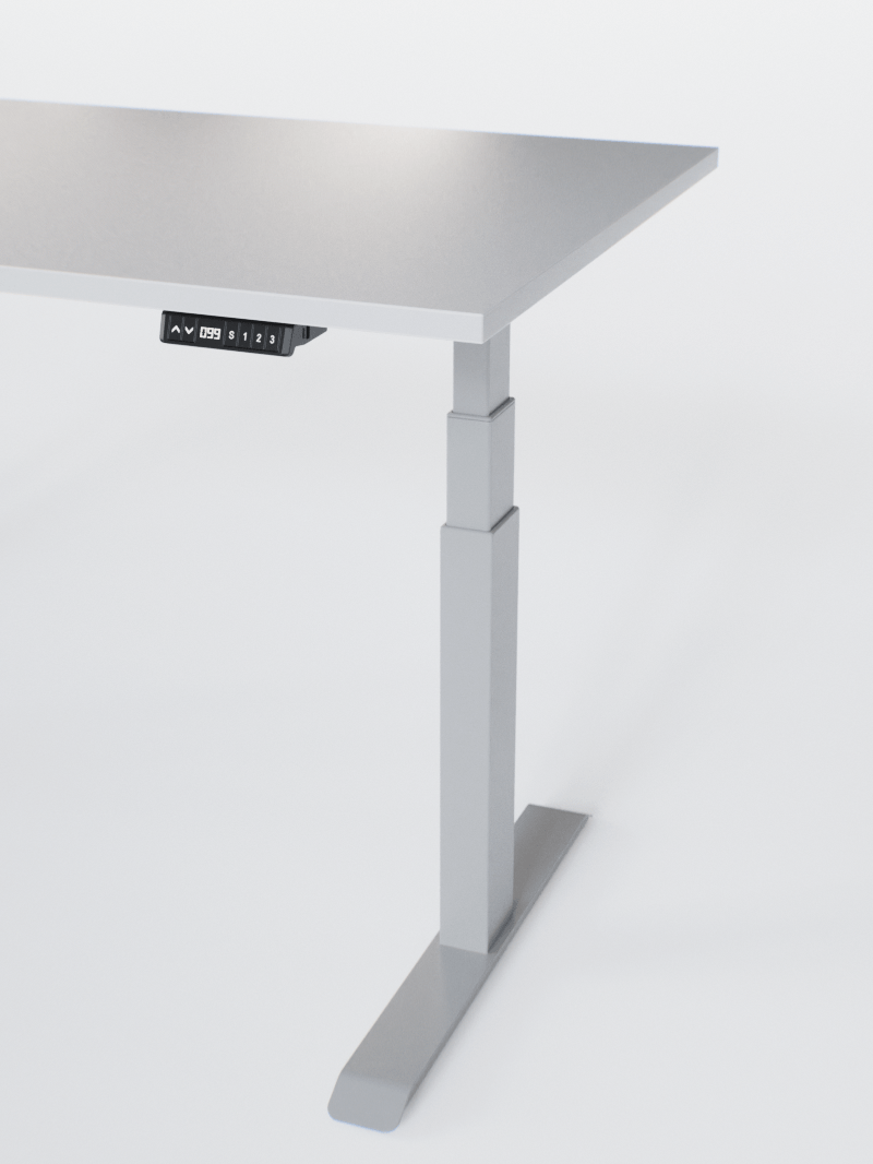 Bureau Assis Debout Électrique - Ports USB A & C | ADVANCED GO - Plateau ESSENTIAL