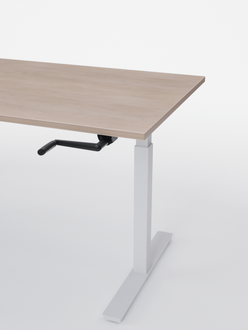 Bureau Assis Debout Réglage Manuel | HANDY GO - Plateau ESSENTIAL