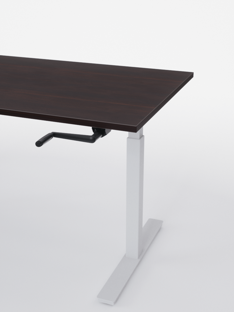 Bureau Assis Debout Réglage Manuel | HANDY GO - Plateau ESSENTIAL