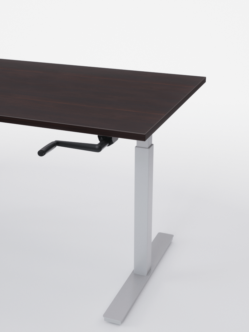 Bureau Assis Debout Réglage Manuel | HANDY GO - Plateau ESSENTIAL