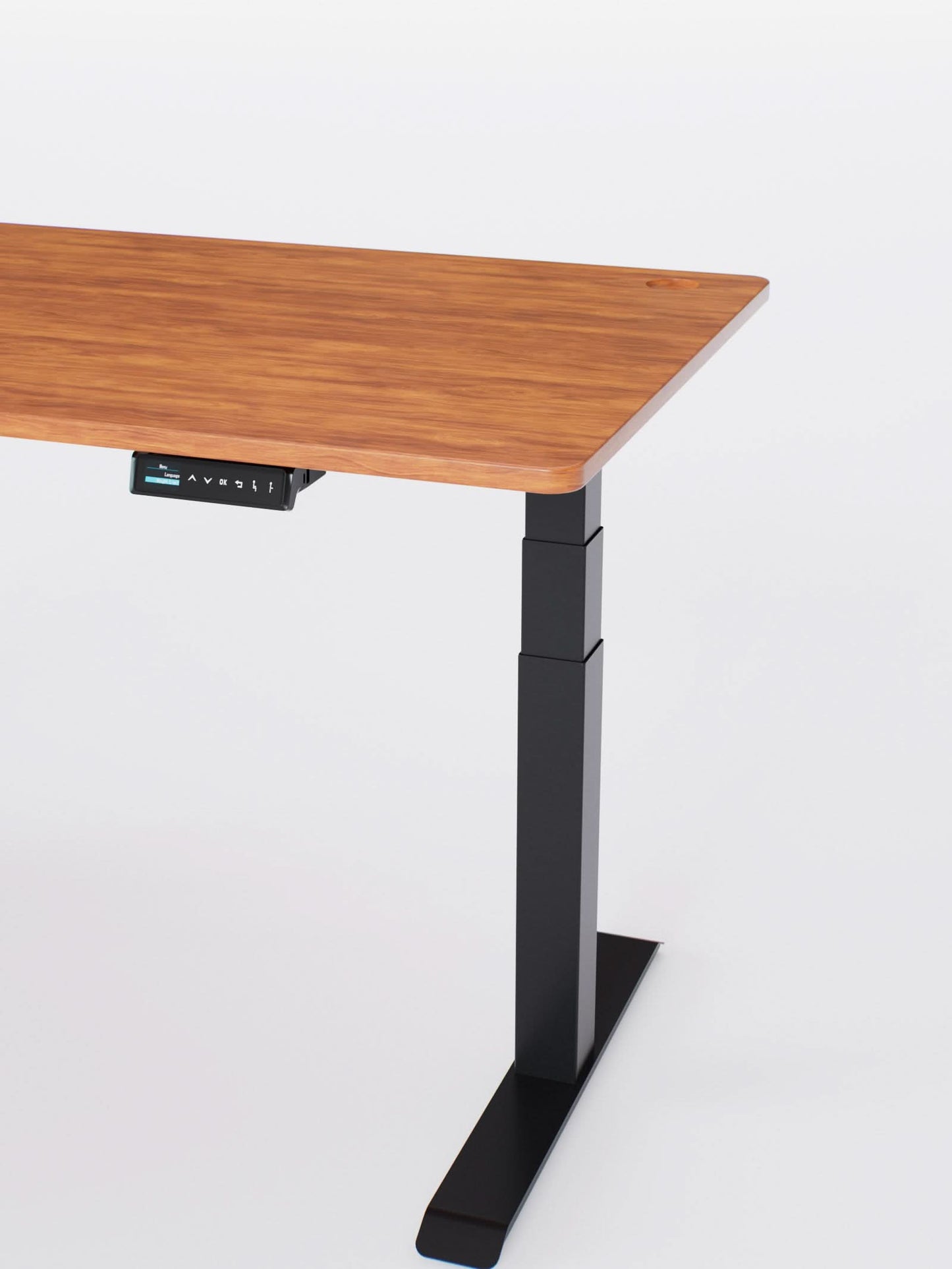 Bureau Assis Debout Électrique | ADVANCED PRO - Plateau PREMIUM OAK