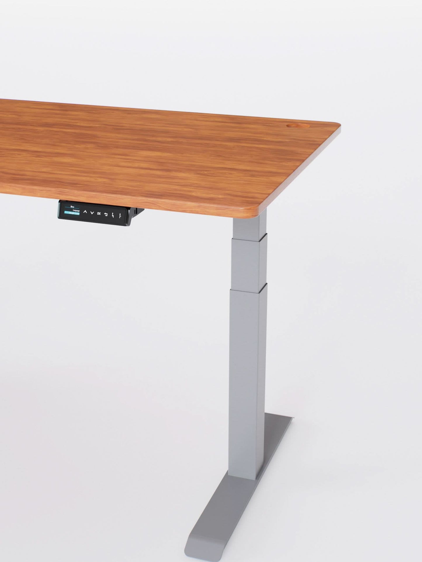 Bureau Assis Debout Électrique | ADVANCED PRO - Plateau PREMIUM OAK