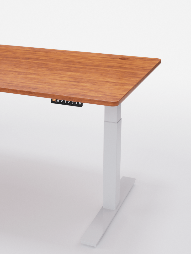 Bureau Assis Debout Électrique Bois Massif | ADVANCED - Plateau PREMIUM OAK