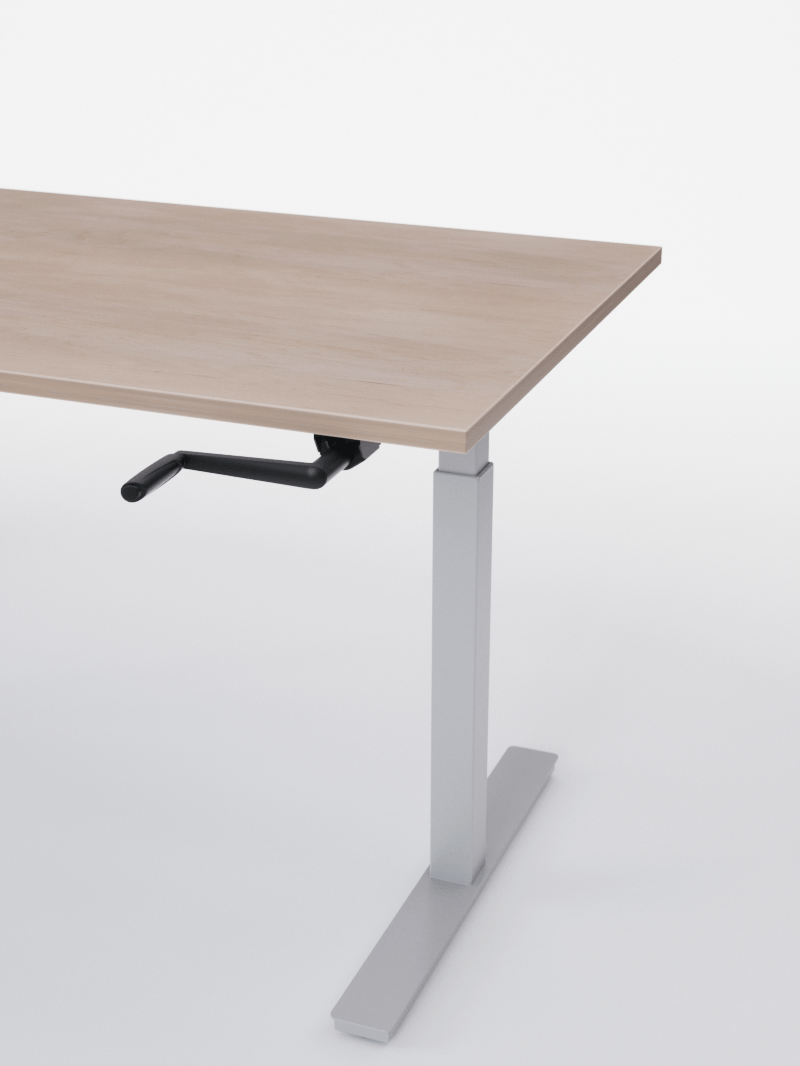 Bureau Assis Debout Réglage Manuel | HANDY GO - Plateau ESSENTIAL