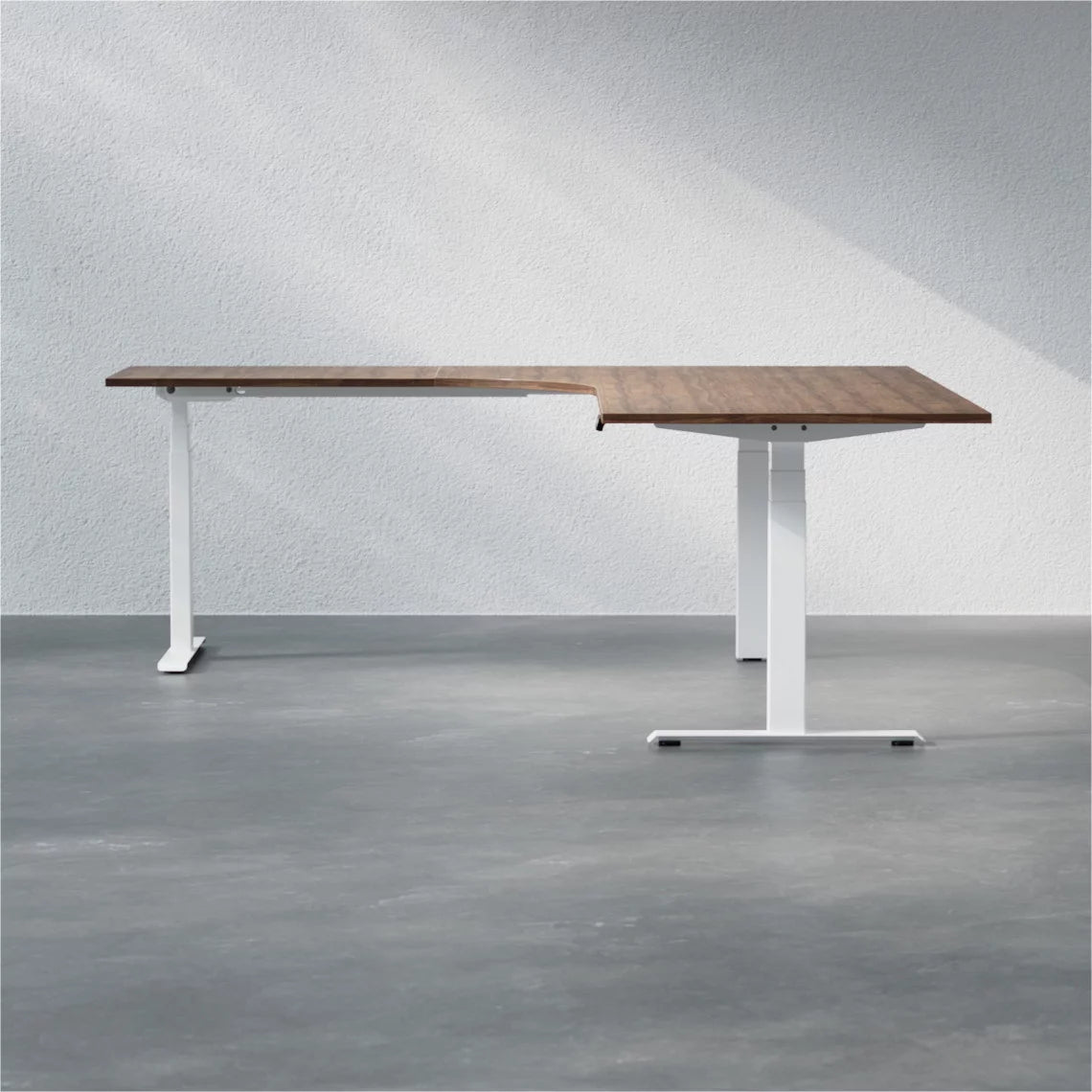 Move Corner Pro | Bureau d'Angle Assis Debout Électrique